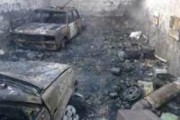 Харківщина: під час пожежі у приватному гаражі постраждали 2 особи
