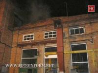 Кіровоград: ліквідовано пожежу на Великій Пермській
