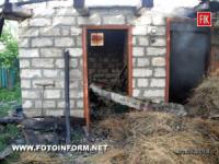 Кіровоградщина: пустощі хлопчика з вогнем спричинили пожежу
