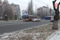 В Кировограде остановились троллейбусы