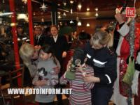 На Кіровоградщині привітали дітей вимушених переселенців із Новорічними святами
