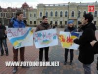 Кировоградцы требовали освобождение из плена Надежды Савченко