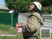 На Кіровоградщині рятувальники допомогли пташеняті,  яке випало з гнізда