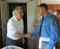 Керівник міліції Кіровоградщини потурбувався про пенсіонера,  який не зміг потрапити до нього на особистий прийом