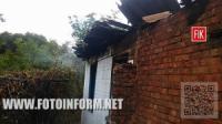 На Кіровоградщині вогнеборці ліквідували пожежу житлового будинку