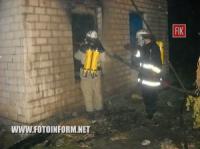 На Кіровоградщині вогнеборці ліквідували пожежу у житловому будинку