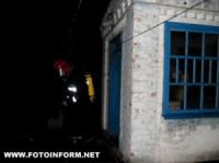 На Кіровоградщині вогнеборці ліквідували дві пожежі у приватному житловому секторі