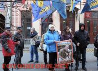 Кіровоград: мітинг біля обласної територіальної виборчої комісії