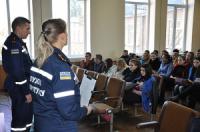 У Кіровограді рятувальники зустрілися зі студентами коледжу