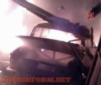 На Кіровоградщині ліквідовано пожежу в гаражі