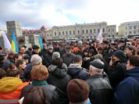 Кіровоград: пікет на площі Героїв Майдану