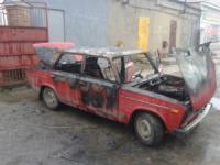 На Кіровоградщині загорівся легковий автомобіль