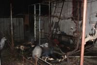 Кіровоградський район: рятувальники загасили пожежу у літній кухні