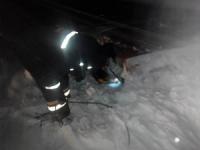 Кіровоград: рятувальники відбуксирували карету швидкої допомоги