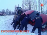 На Кіровоградщині вилучили зі снігових пасток 284 транспортні засоби