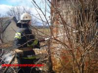 На Кіровоградщині рятувальники ліквідували пожежу в нежитловій споруді