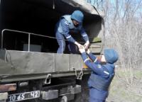 На Кіровоградщині у селі Приютівка вилучено та знищено артилерійський снаряд