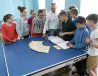 Юні кіровоградські тенісисти зустрілися із учасником АТО Віктором Коліньком