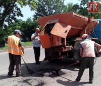 У Кіровограді триває поточний ремонт доріг