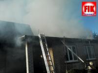 На Кіровоградщині ліквідовано пожежу двоповерхового житлового будинку