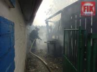 На Кіровоградщині рятувальники загасили пожежу господарчої споруди