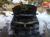 На Кіровоградщині загорівся автомобіль Renault