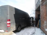 На Кіровоградщині загорівся мікроавтобус