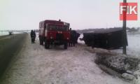 У ДТП на Кіровоградщині постраждав водій вантажівки