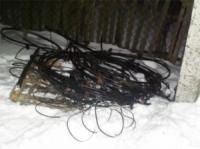 На Кіровоградщині зловмиснику перешкодили викрасти понад 200 метрів кабелю