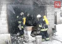 На Кіровоградщині силами рятувальників ліквідовано пожежу приватного гаража