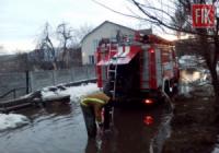 У Олександрії рятувальники надали допомогу населенню по відкачці талих вод
