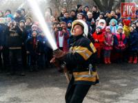 На Кіровоградщині рятувальники провели для школярів навчально-розважальні заходи