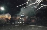 На Кіровоградщині загорівся трактор