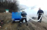 На Кіровоградщині приборкали пожежу легкового автомобіля