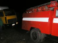 Кіровоградщина: рятувальники допомогли водієві вантажного автомобіля виїхати на безпечний відрізок шляху