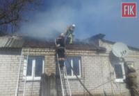 У Маловисківському районі загасили пожежу в житловому будинку