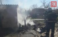 Кіровоградська область: вогнеборці ліквідували 7 пожеж господарських будівель