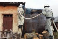 На Кіровоградщині вогнеборці ліквідували пожежу гаража