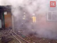 На Кіровоградщині рятувальники загасили пожежу житлового будинку