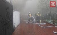 На Кіровоградщині рятувальники ліквідували пожежу у приватному домоволодінні