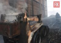 У Кропивницькому загасили пожежу спеціального автотехнічного засобу