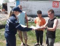 Рятувальники спілкувались з мешканцями с. Клинці Кіровоградського району