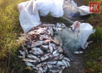 На Кіровоградщині у браконьєрів вилучено незаконного улову на понад 200 тисяч гривень