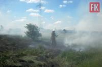 Кіровоградщина: рятувальники ліквідували 4 пожежі на відкритих територіях