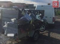 На Кіровоградщині поліцейські зупинили автівку,  якою перевозили мопеди без документів