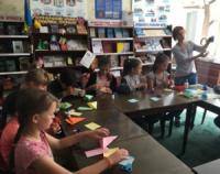 У Кропивницькому для дітей провели майстер-клас з паперопластики