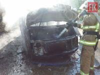 Кіровоградщина: на автошляху загорілась автівка