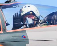 Петро Порошенко здійснив переліт на бойовому винищувачі Міг-29