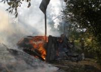 У Вільшанському районі рятувальники загасили пожежу господарчої споруди