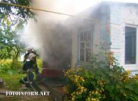 На Кіровоградщині приборкали пожежу в житловому будинку